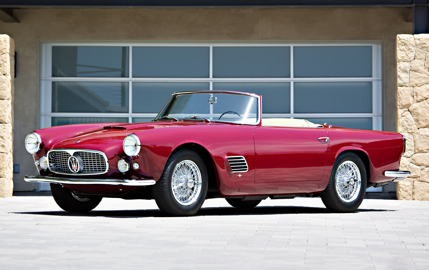 Matrix 1/43 Maserati 3500 GT Spider Prototype Vignale 1959 - Modèle De Collection Occasion